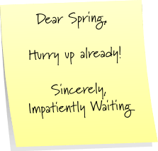 Remember the awesome warm weekend? Bring that back.