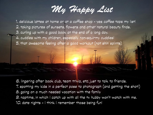 my happy list