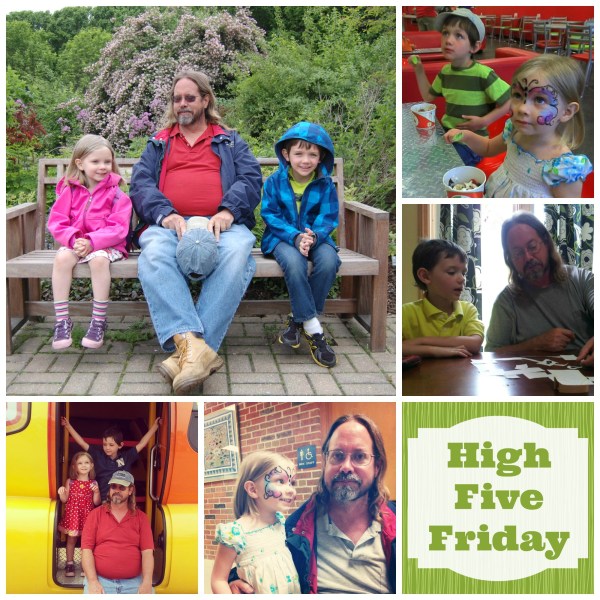 high five for grandpa!