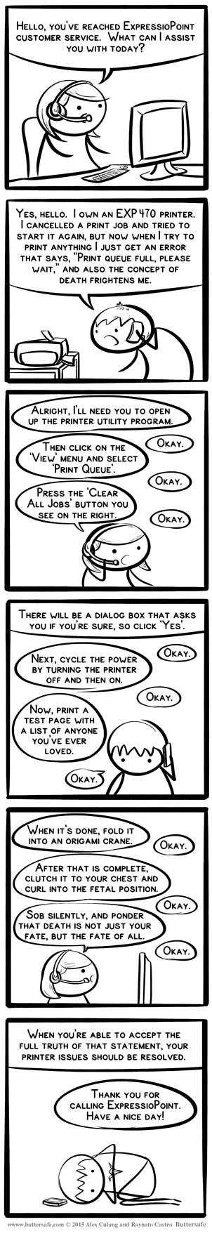 printer trouble
