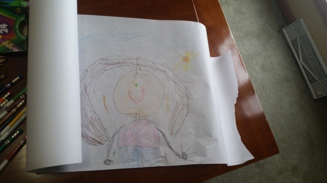 A portrait by BB, Age 5