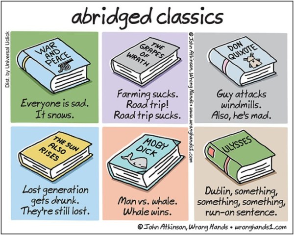 abridged classics - found via upworthy.com