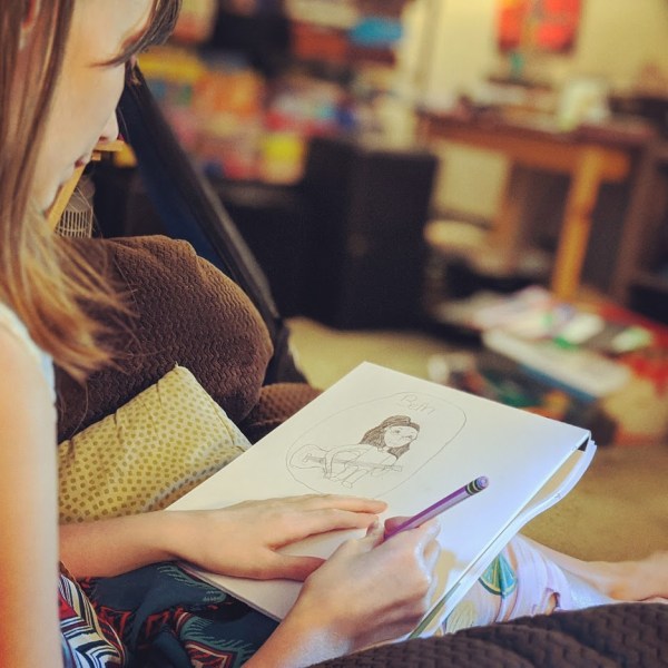 doodling along with some favorite illustrators on youtube - we love Studio JJK and Mo Willems!